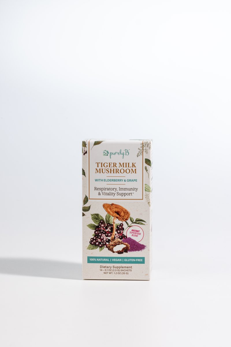 Pouring PurelyB Daily Superfood Stick